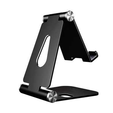 AISENS - SOPORTE DE TAMAÑO M AJUSTABLE (2 PIVOTES) PARA MOVIL / TABLET, NEGRO