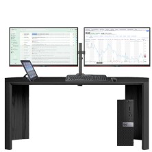 HP 800 G3 DM Mini PC Intel Core I5 6500T | 8 GB | 240 SSD | WIFI | Doble Pantalla 22"| Soporte Mesa