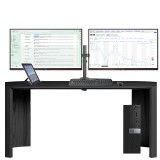 Ordenador de sobremesa reacondicionado HP EliteDesk 800 G3 SFF con pantalla y soporte
