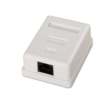 ADAPTADOR | AISENS | CAJA DE CONEXIÓN |  RJ45 | CAT.5E | UTP | BLANCO