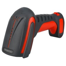 LECTOR DE CODIGO DE BARRAS | APPROX | 1D | USB | NEGRO - NARANJA