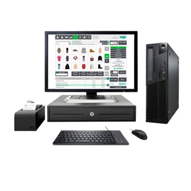 TPV Barato Basic Pc Intel Core i5 6ªGEN | 16 GB | 240 SSD | LCD 22" | Impresora Ticket | Cajón