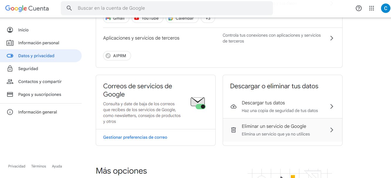 Cómo eliminar tus datos en Google de forma rápida y segura