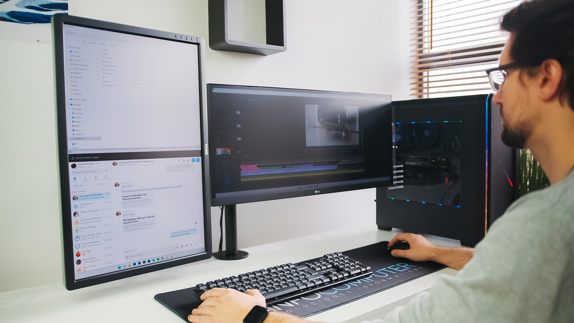 Mejora tu rendimiento con la doble pantalla PC - Blog de Info-Computer
