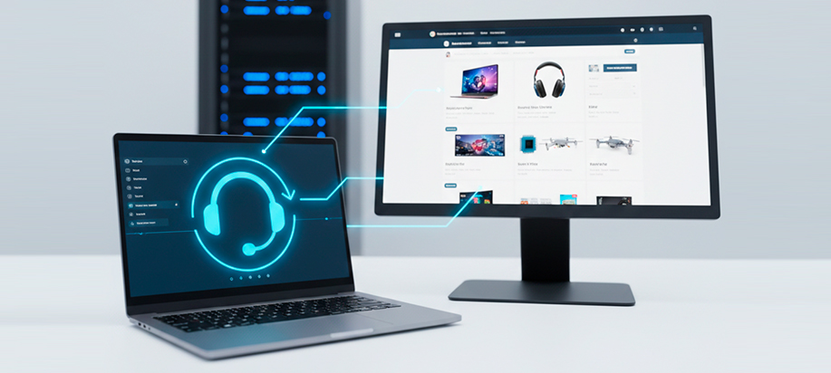 Soporte técnico para tiendas de informática y e-commerce