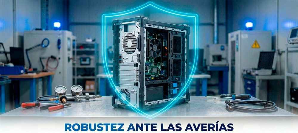 Durabilidad y fiabilidad del hardware profesional