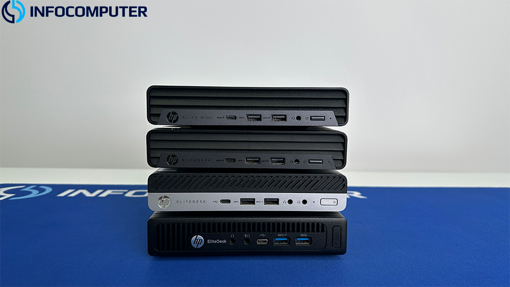 Comparación de conectividad en HP EliteDesk a lo largo de los años