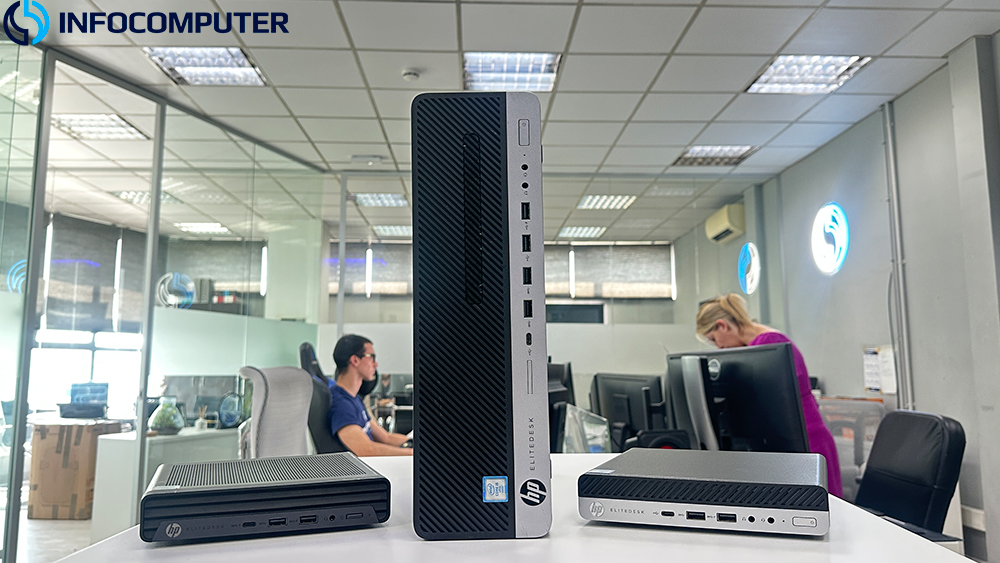Oficinas con ordenadores HP EliteDesk para empresas