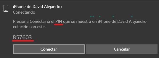 pin bluetooth conexión infocomputer