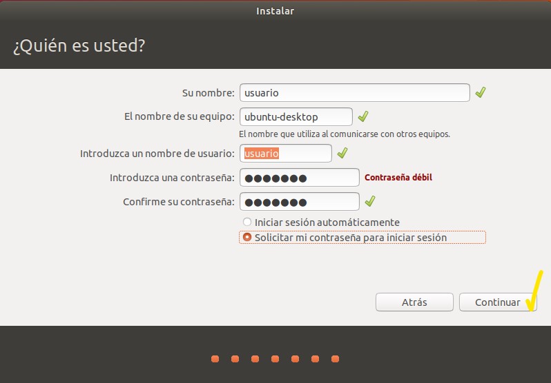 Usuario Ubuntu