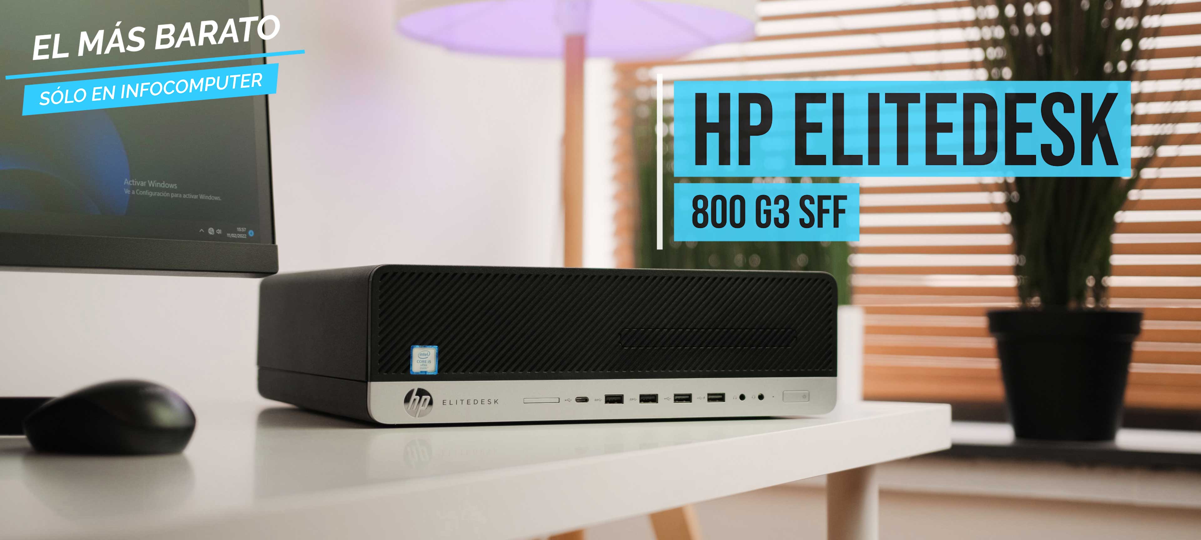 HP EliteDesk 800 G3 SFF | Ordenador Barato HP