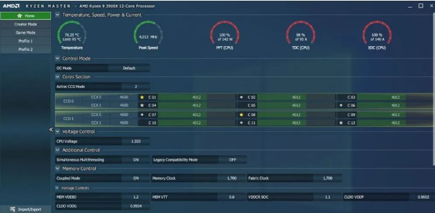 AMD Ryzen Master